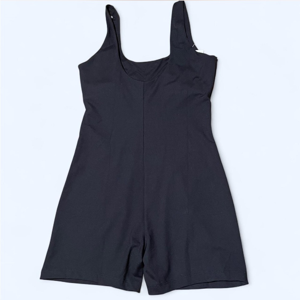 NWT Automet Women's Black Sleeveless Bodysuit/Workout Romper Size M - Picture 5 of 9